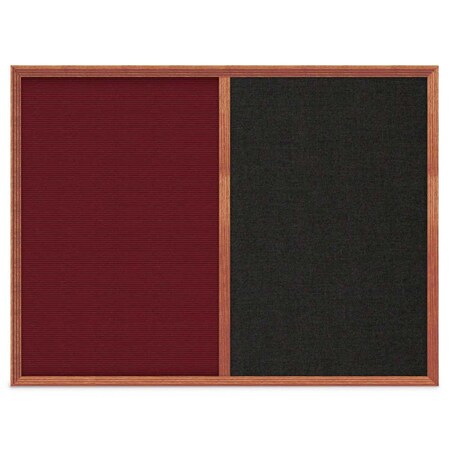 United Visual Products Slim Style Indoor Enclosed Corkboard, 12 UV500SC-WHITE-COBACC